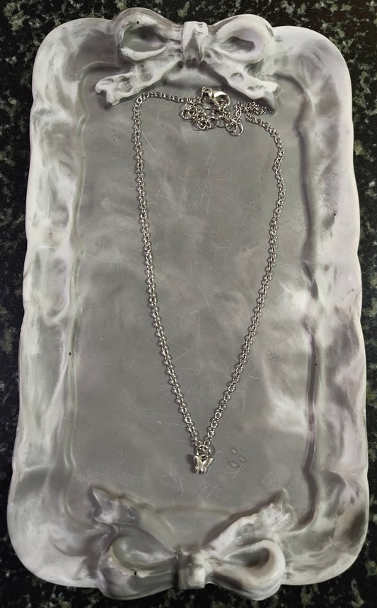Silver Butterfly Necklace