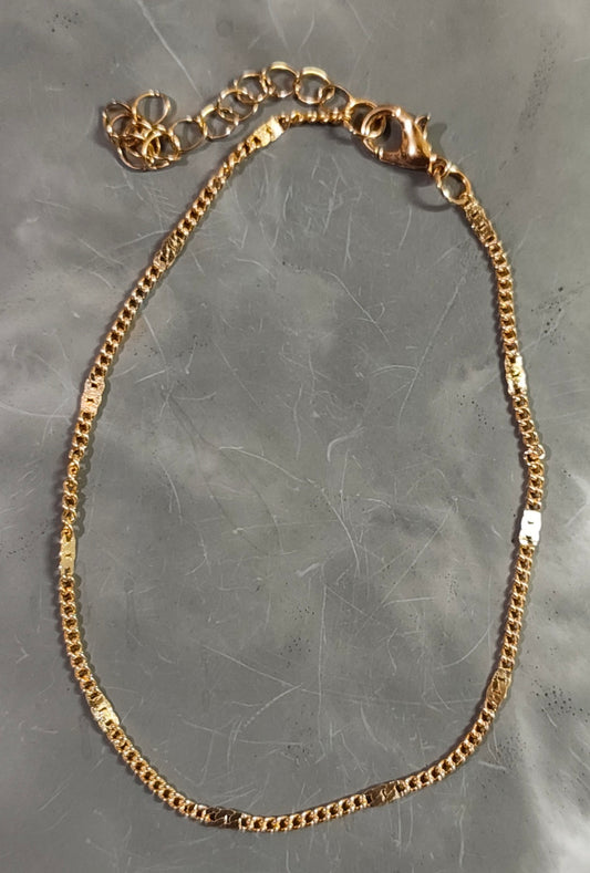Golden Chain Anklet