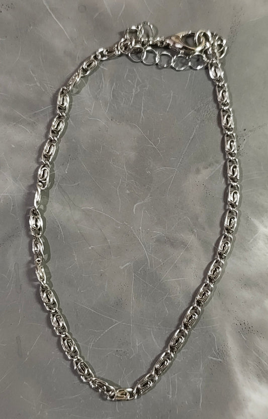Silver Chain Anklet