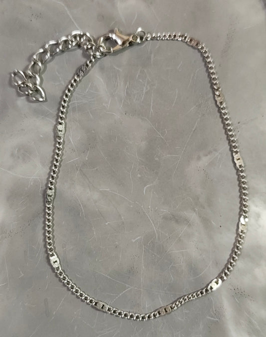 Silver Chain Anklet