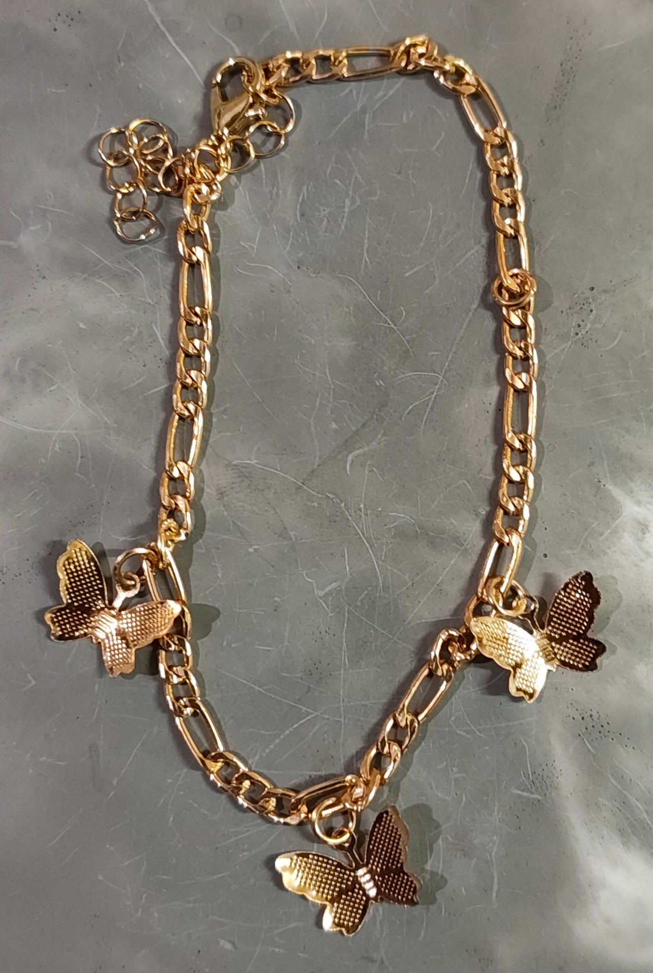Golden Butterfly Anklet