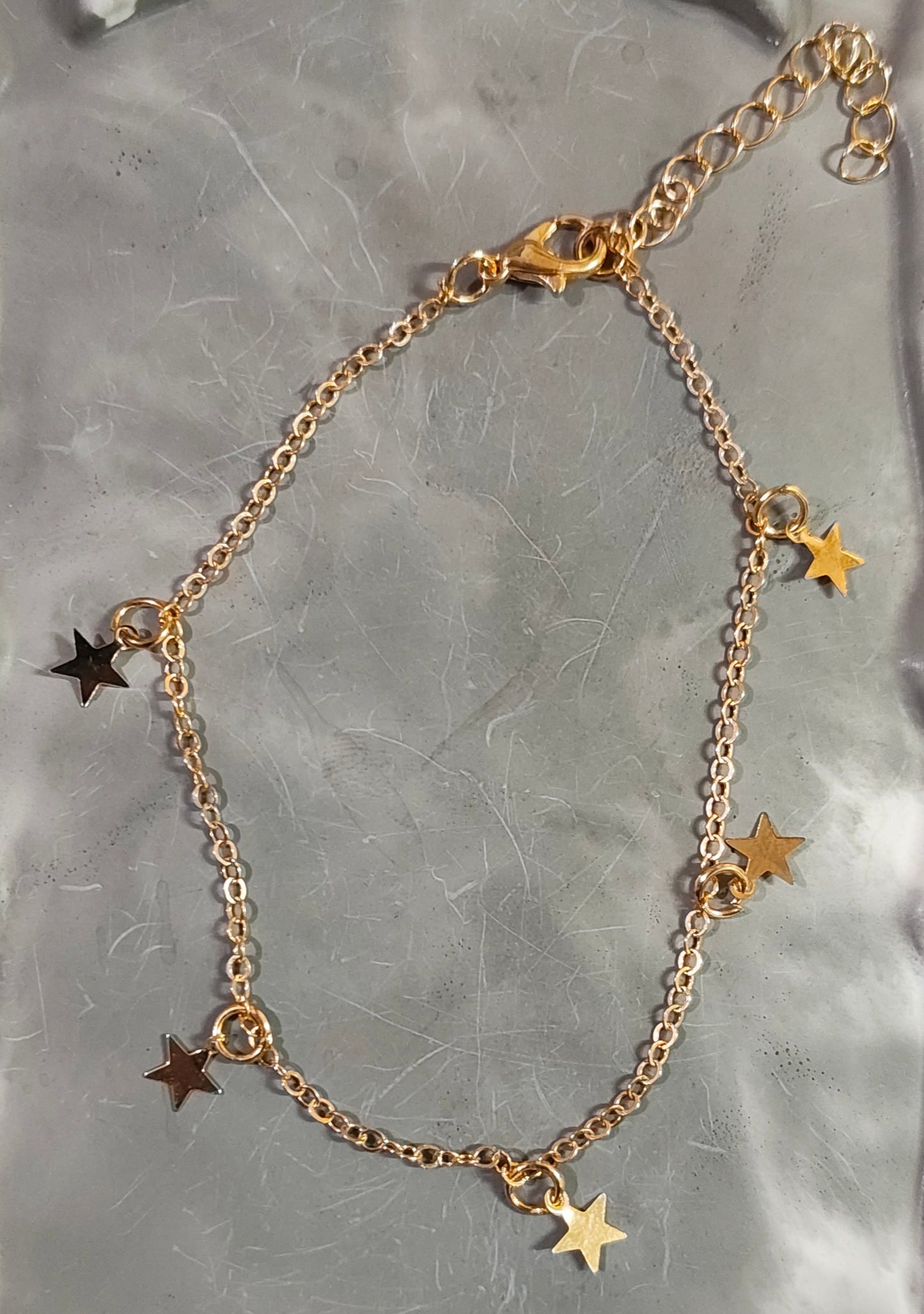 Golden Star Anklet