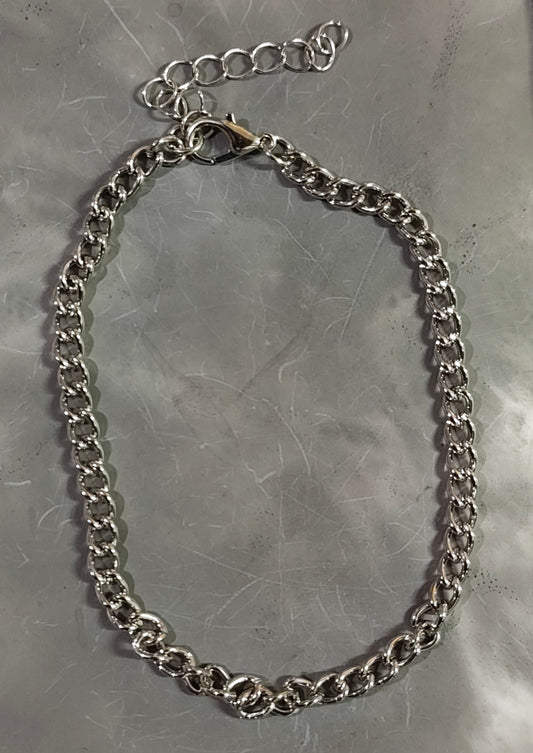 Silver Chain Anklet