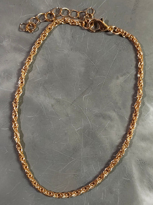 Golden Rope Anklet
