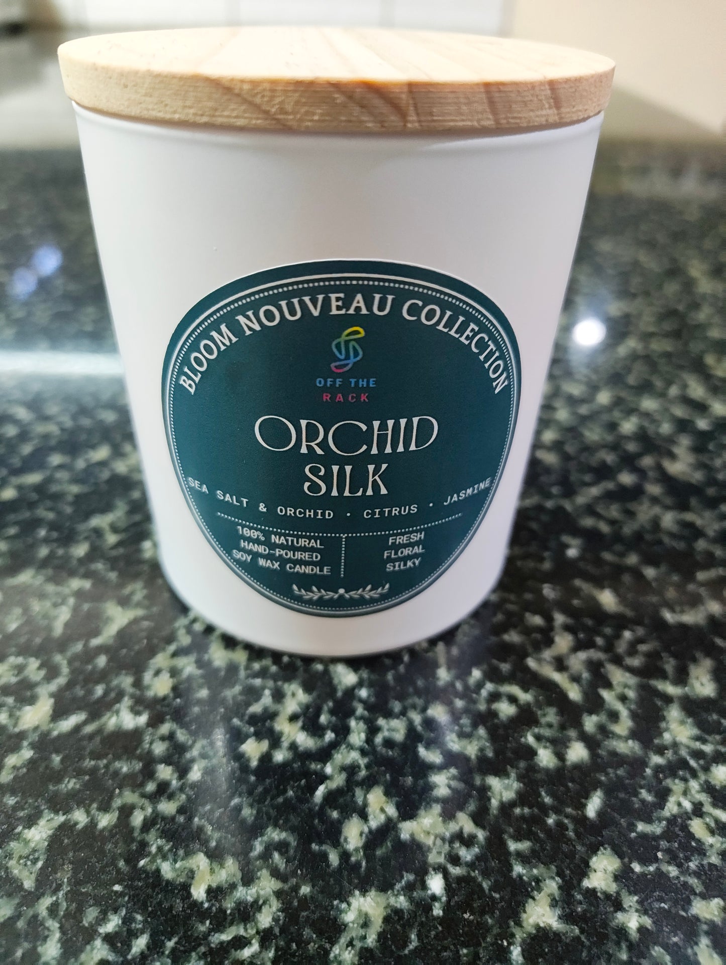 Orchid Silk Jar Candle