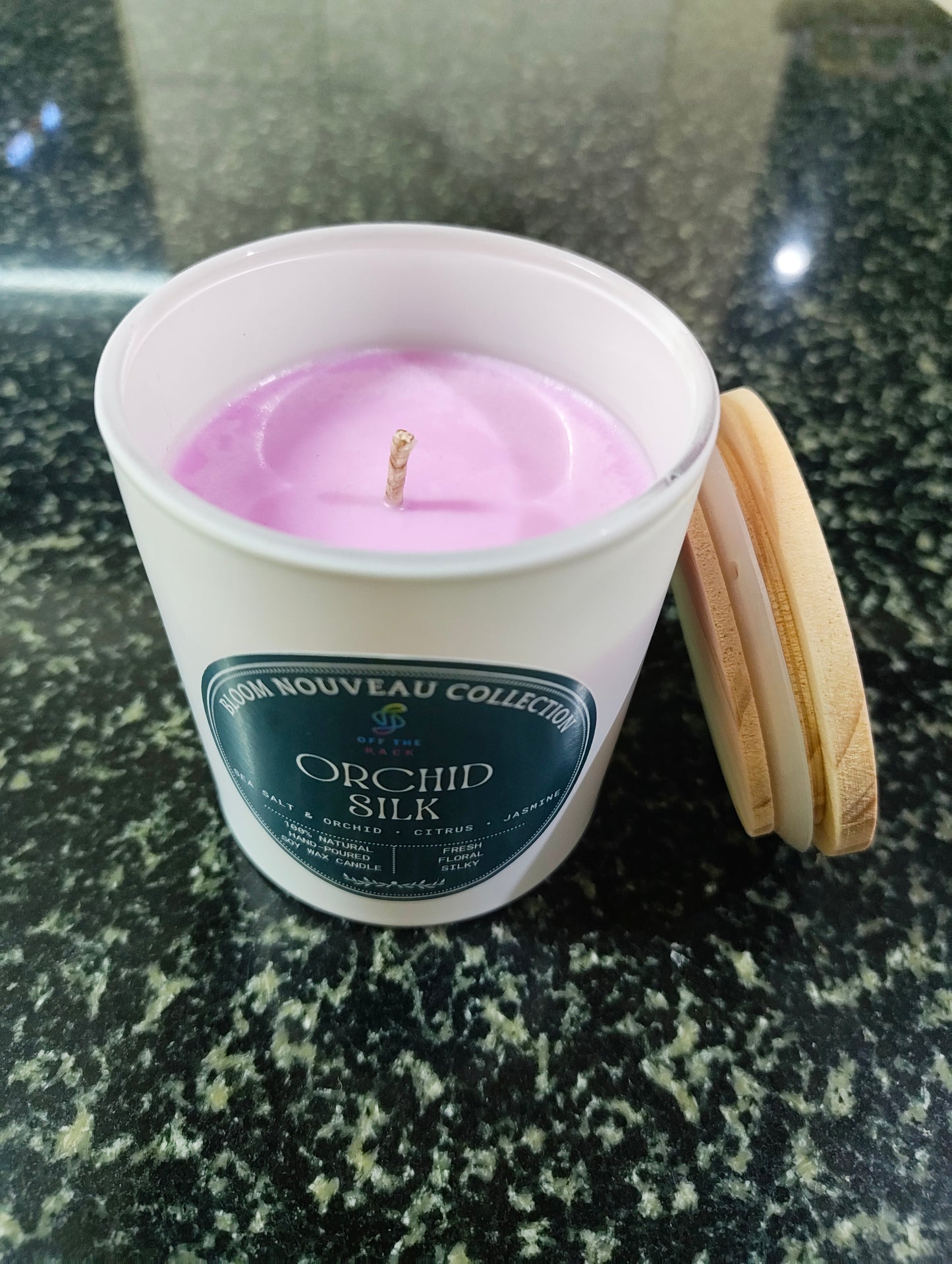 Orchid Silk Jar Candle