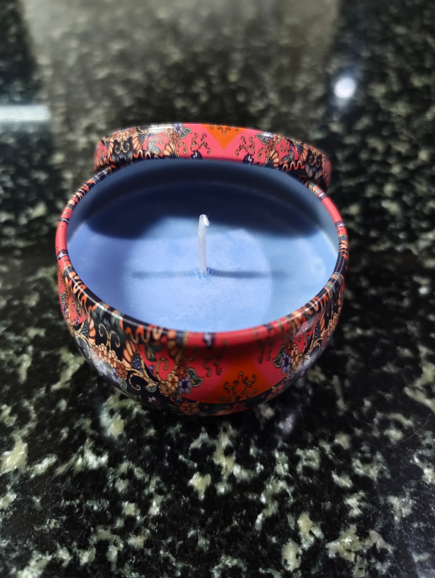 Bourbon Velvet Mandala Tin Candle