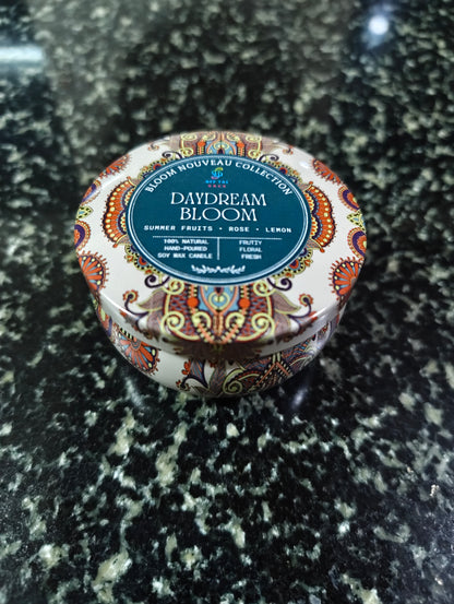Daydream Bloom Mandala Tin Candle