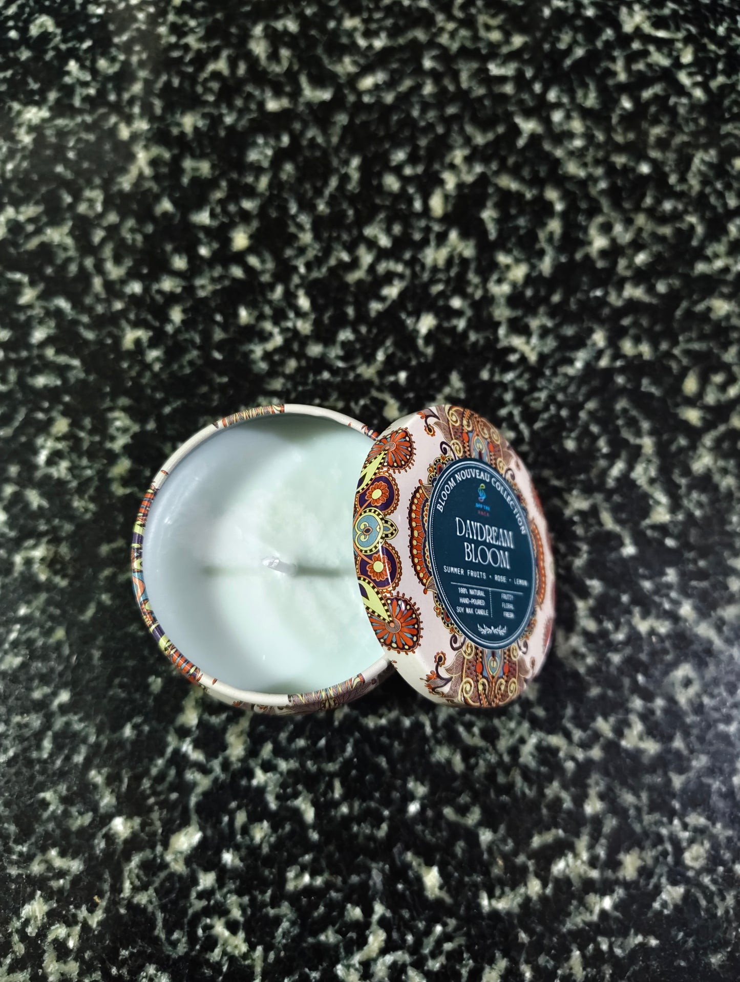 Daydream Bloom Mandala Tin Candle