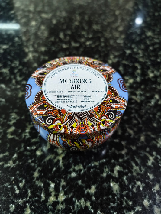 Morning Air Mandala Tin Candle