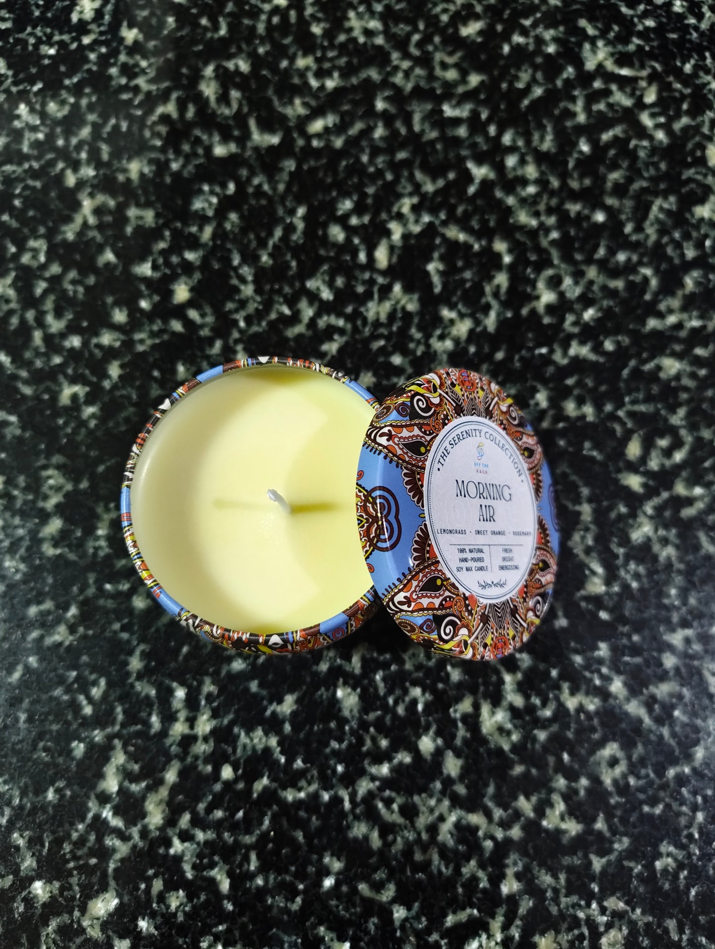 Morning Air Mandala Tin Candle