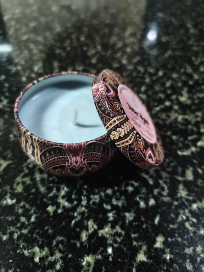 Velvet Nights Mandala Tin Candle