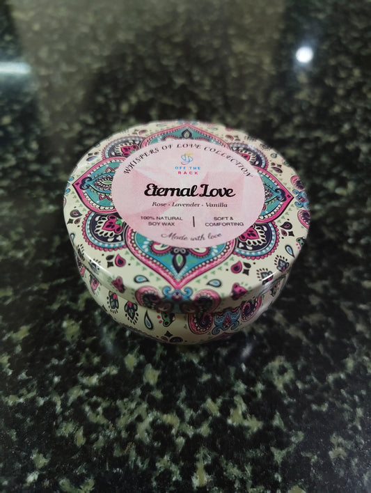 Eternal Love Mandala Tin Candle