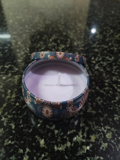 Smoked Rose Mandala Tin Candle