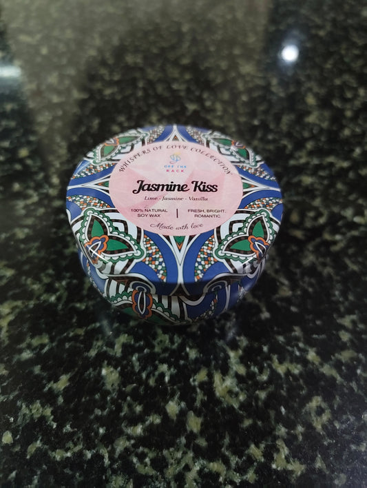 Jasmine Kiss Mandala Tin Candle