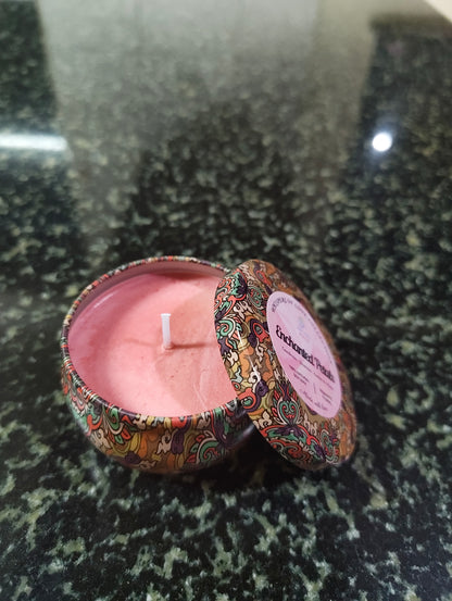 Enchanted Petals Mandala Tin Candle