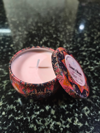 Lover's Bloom Mandala Tin Candle