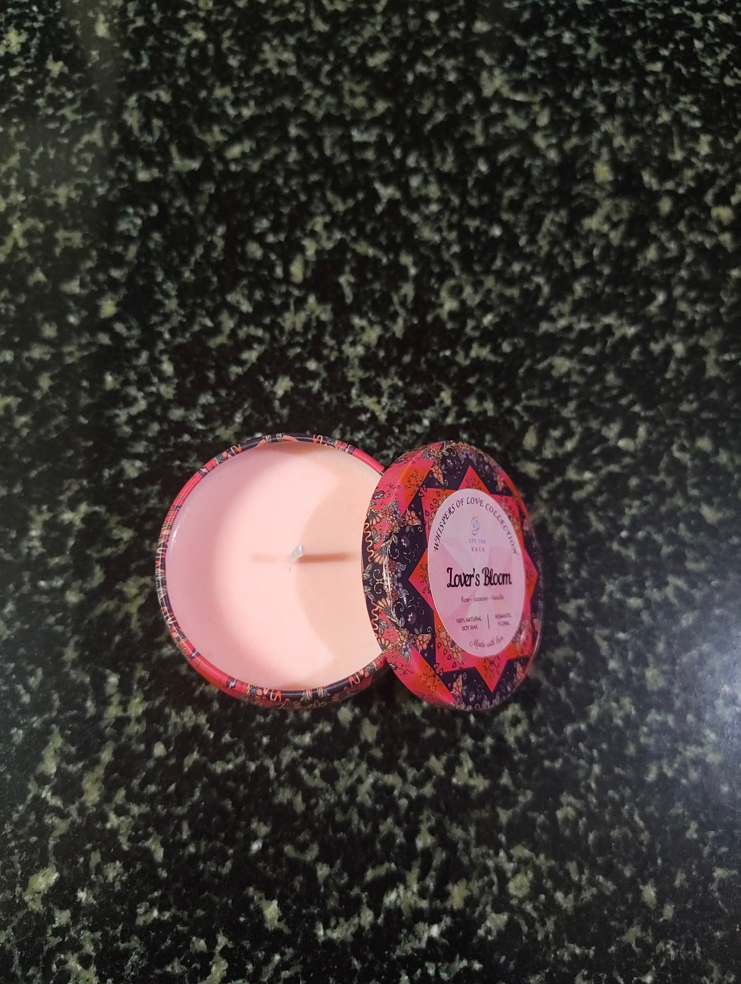 Lover's Bloom Mandala Tin Candle