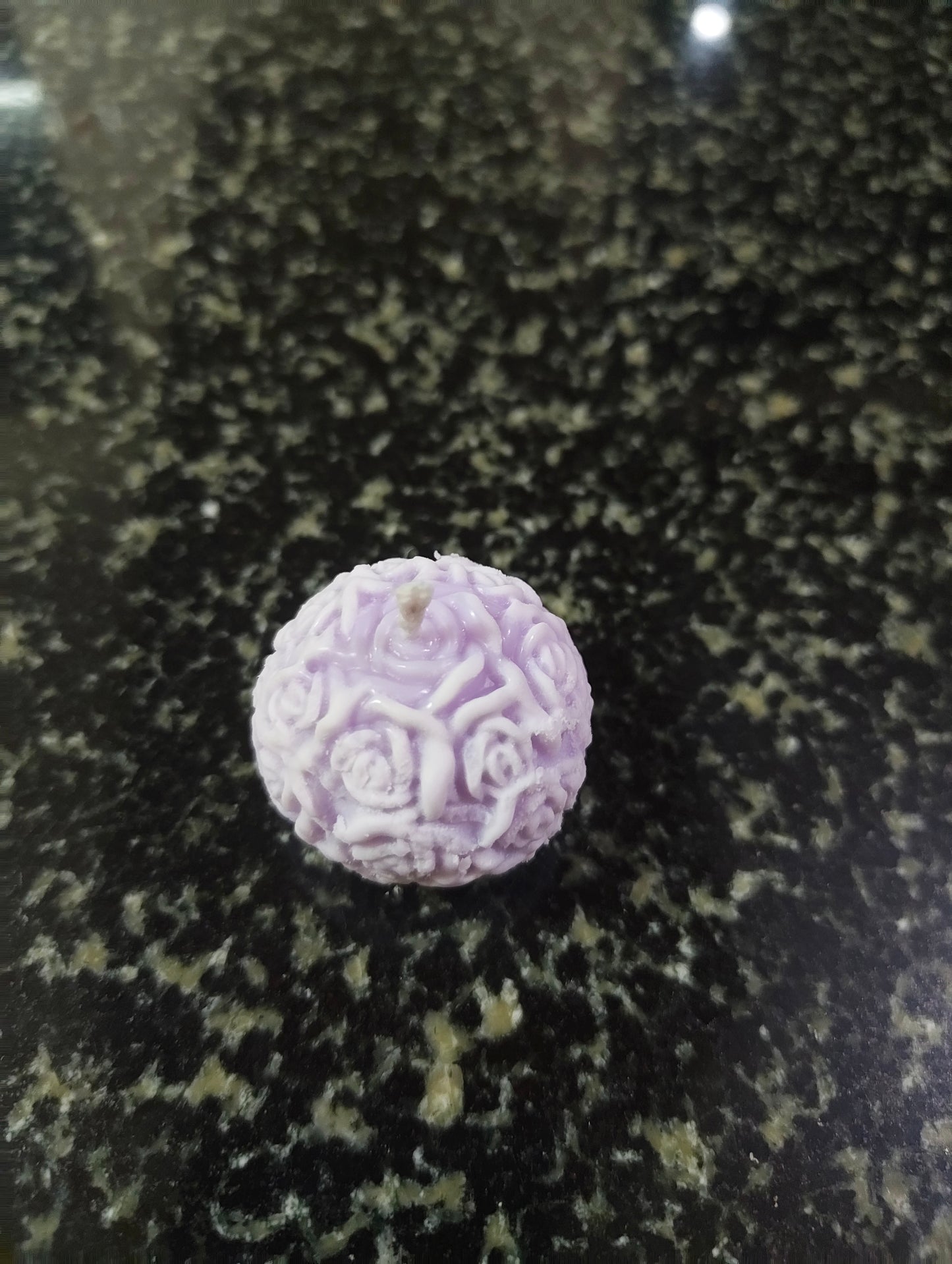Smoked Rose Small Rose Ball Candle