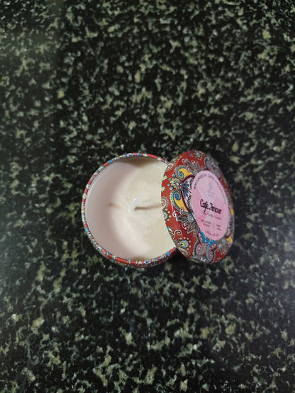 Café Amour Mandala Tin Candle
