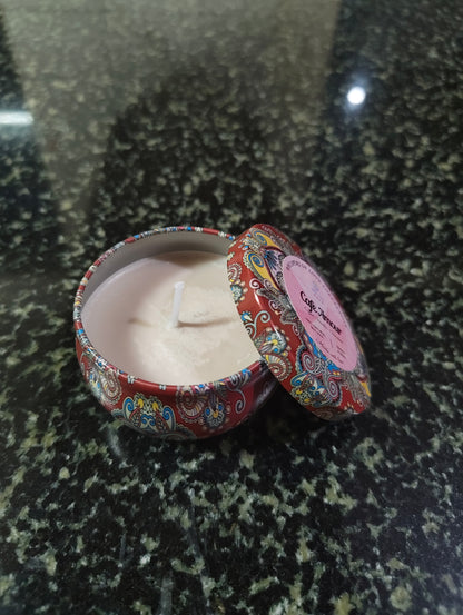 Café Amour Mandala Tin Candle