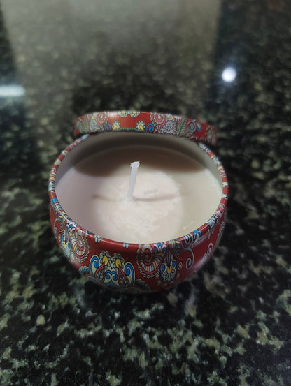 Café Amour Mandala Tin Candle