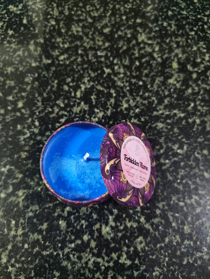 Forbidden Flame Mandala Tin Candle