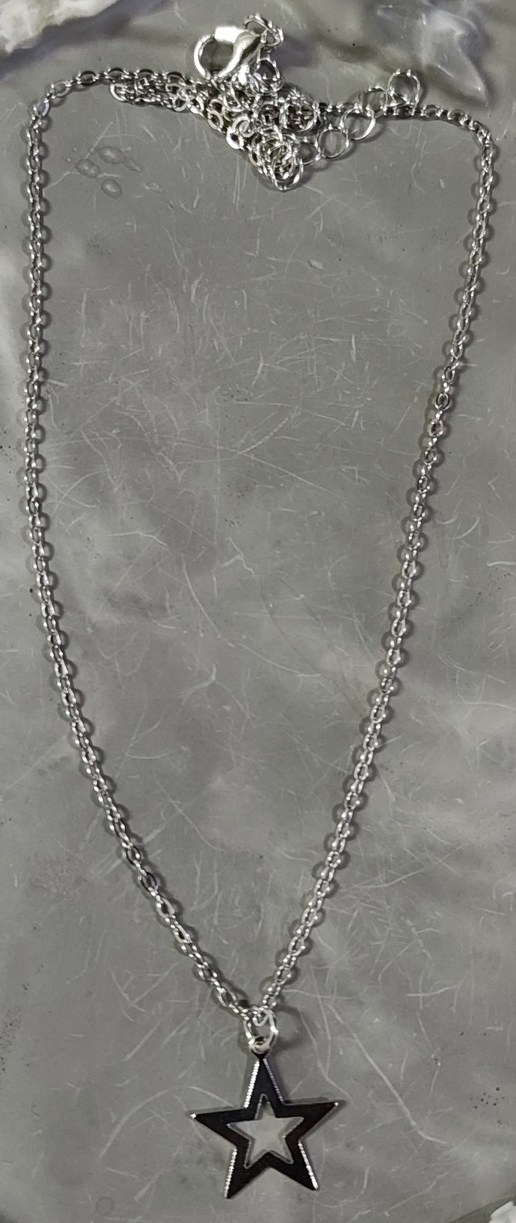 Silver Star Necklace