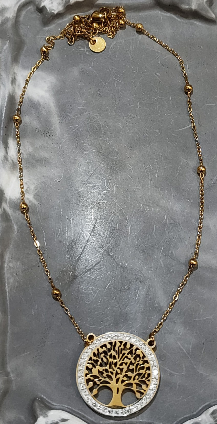 Golden Tree Of Life Necklace