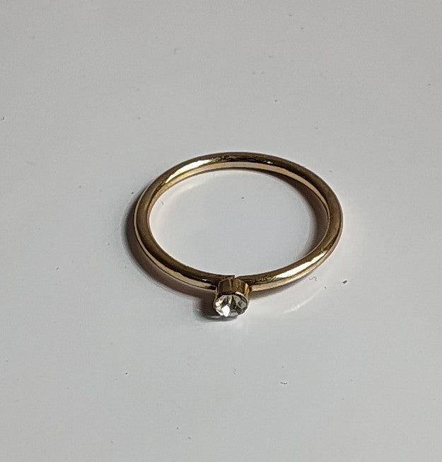 Golden Diamond Ring