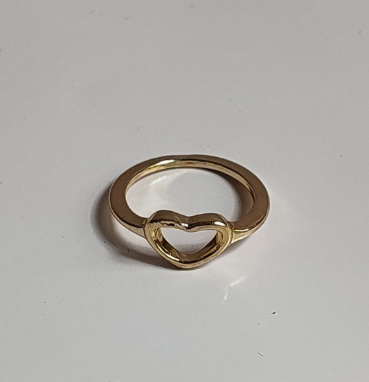 Golden Heart Ring