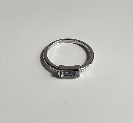 Silver Diamond Ring