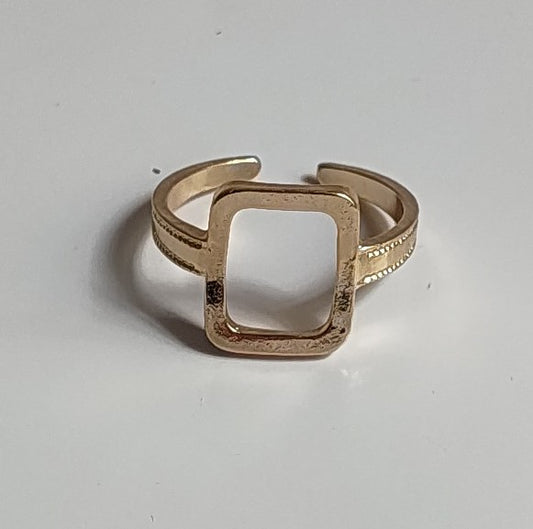 Golden Square Ring