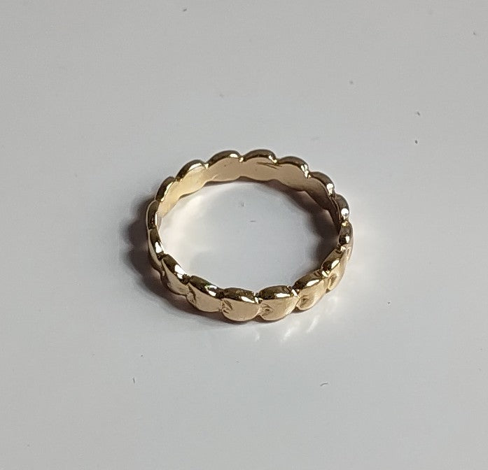 Golden Hearts Ring