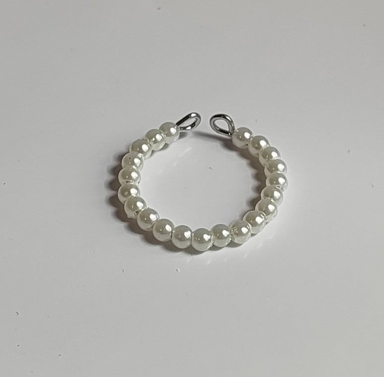 Silver Bead Ring