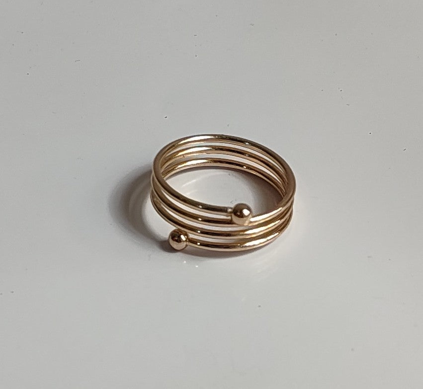 Golden Spiral Ring