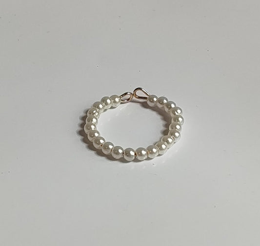 Golden Bead Ring