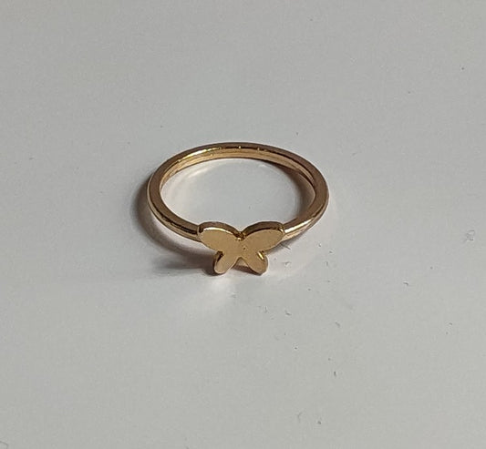 Golden Butterfly Ring