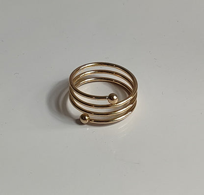 Golden Spiral Ring