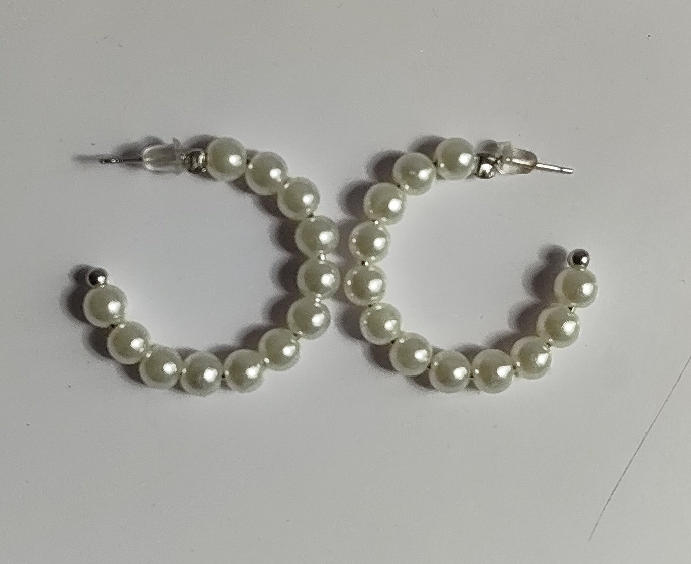 Beaded Hoops