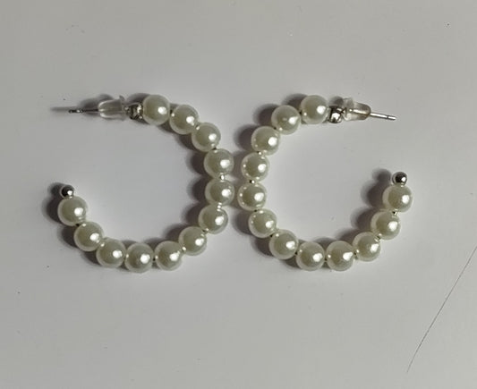 Beaded Hoops