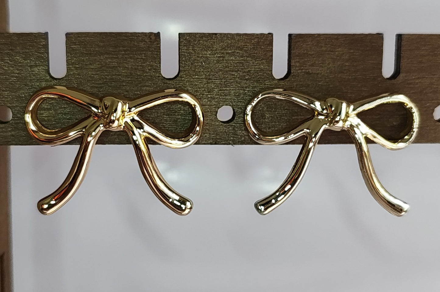 Golden Bow Earrings