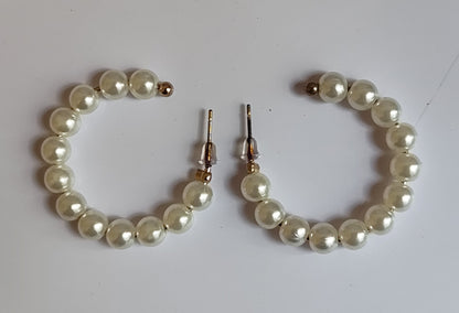 Beaded Hoops