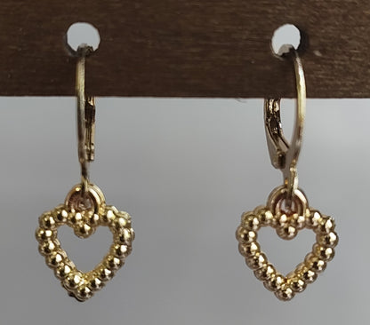 Golden Dangling Earrings