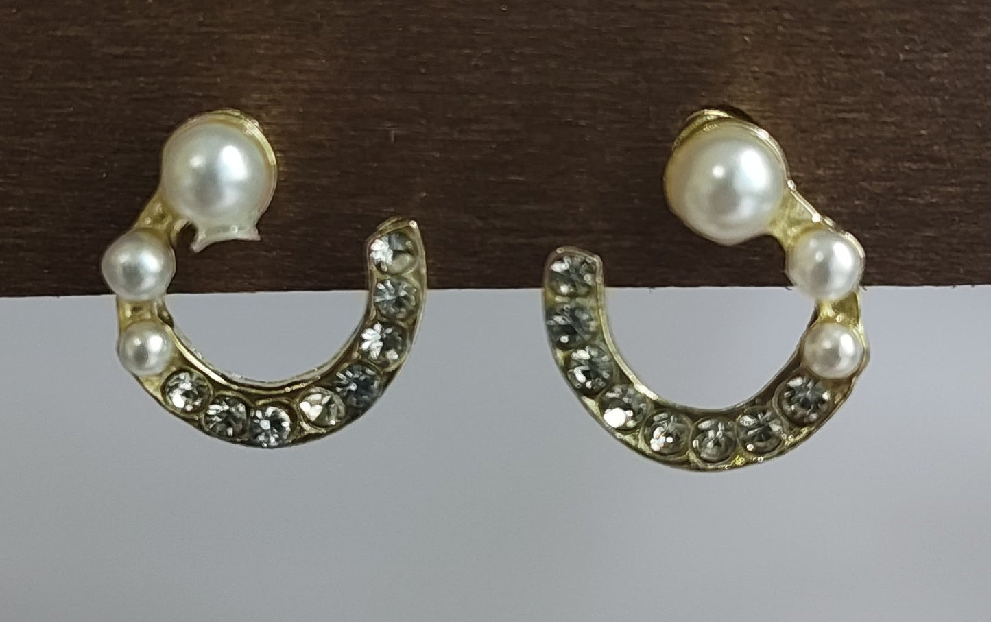 Pearl Moon Earrings