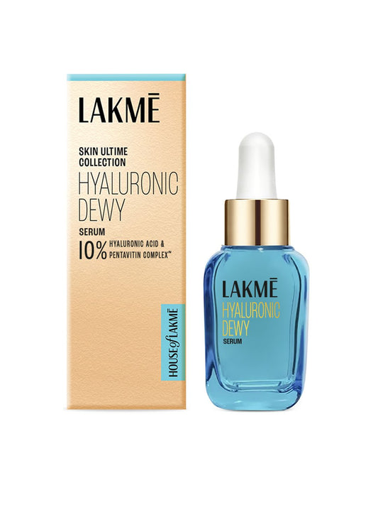 Lakme Hyaluronic Dewy Face Serum with 10% Hyaluronic Acid & Pentavitin Complex