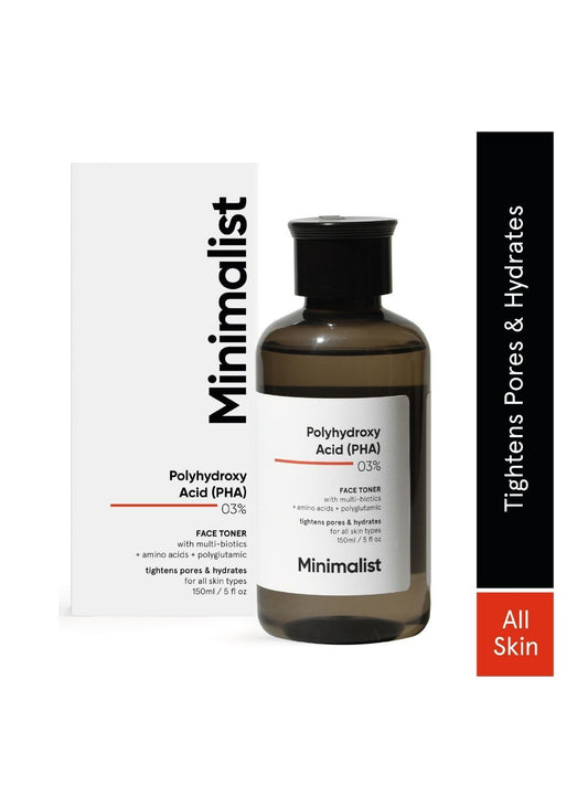 Minimalist 3% PHA Alcohol Free Toner For Oily Skin