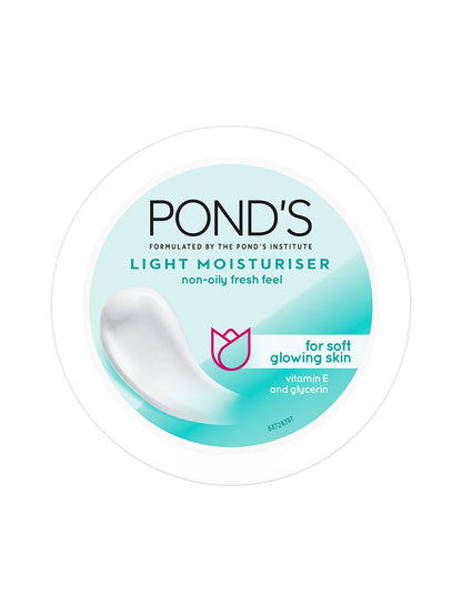 Ponds Light Moisturiser With Vitamin E & Glycerine For Soft Glowing Skin