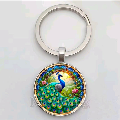 Peacock Keychains