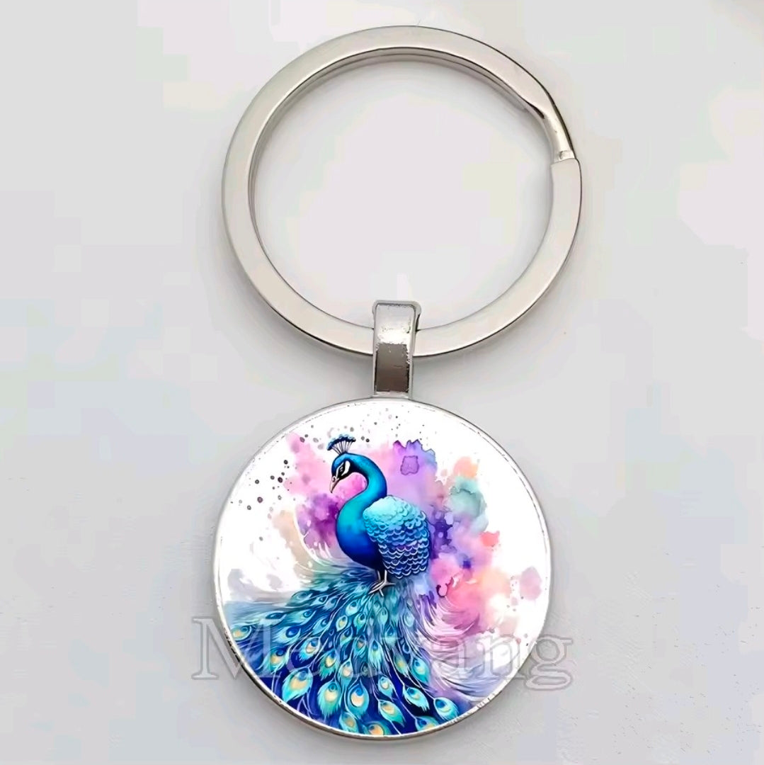 Peacock Keychains